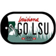 Go LSU Novelty Metal Dog Tag Necklace DT-12799