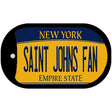 Saint Johns Fan Novelty Metal Dog Tag Necklace DT-12914