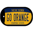 Go Orange Novelty Metal Dog Tag Necklace DT-12921 2" x 1" Dog Tag (DT)