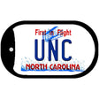 Univ North Carolina Novelty Metal Dog Tag Necklace DT-12937 2" x 1" Dog Tag (DT)