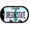 Oregon State Novelty Metal Dog Tag Necklace DT-12984 2" x 1" Dog Tag (DT)
