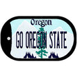Go Oregon State Novelty Metal Dog Tag Necklace DT-12985 2" x 1" Dog Tag (DT)