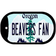 Beavers Fan Novelty Metal Dog Tag Necklace DT-12987