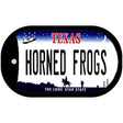 Horned Frogs Novelty Metal Dog Tag Necklace DT-13052 2" x 1" Dog Tag (DT)