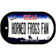 Horned Frogs Fan Novelty Metal Dog Tag Necklace DT-13054 2" x 1" Dog Tag (DT)