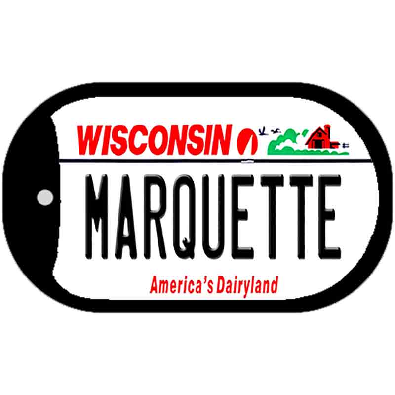 Marquette Novelty Metal Dog Tag Necklace DT-13114 2" x 1" Dog Tag (DT)