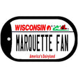 Marquette Fan Novelty Metal Dog Tag Necklace DT-13116 2" x 1" Dog Tag (DT)