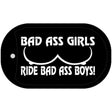 Bad Ass Girls Novelty Metal Dog Tag Necklace DT-1311