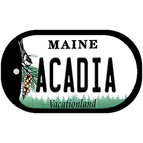 Acadia Maine Novelty Metal Dog Tag Necklace DT-13146