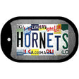 Hornets Strip Art Novelty Metal Dog Tag Necklace DT-13216 2" x 1" Dog Tag (DT)