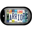 Warriors Strip Art Novelty Metal Dog Tag Necklace DT-13220 2" x 1" Dog Tag (DT)