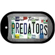 Predators Strip Art Novelty Metal Dog Tag Necklace DT-13266 2" x 1" Dog Tag (DT)