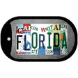 Florida Strip Art Novelty Metal Dog Tag Necklace DT-13278 2" x 1" Dog Tag (DT)