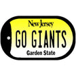 Go Giants Novelty Metal Dog Tag Necklace DT-13441