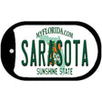 Sarasota Florida Novelty Metal Dog Tag Necklace 2" x 1" Dog Tag (DT)