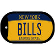 Bills New York Yellow Novelty Metal Dog Tag Necklace 2" x 1" Dog Tag (DT)