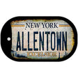 Allentown Excelsior New York Rusty Novelty Metal Dog Tag Necklace 2" x 1" Dog Tag (DT)