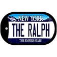 The Ralph NY Blue Novelty Metal Dog Tag Necklace