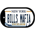 Bills Mafia NY Excelsior Novelty Metal Dog Tag Necklace 2" x 1" Dog Tag (DT)