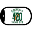 420 Florida Novelty Metal Dog Tag Necklace 2" x 1" Dog Tag (DT)