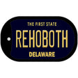 Rehoboth Delaware Novelty Metal Dog Tag Necklace