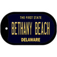 Bethany Beach Delaware Novelty Metal Dog Tag Necklace