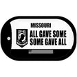 Missouri POW MIA Some Gave All Novelty Metal Dog Tag Necklace