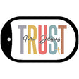 Trust In Jesus Metal Novelty Dog Tag Necklace DT-14482