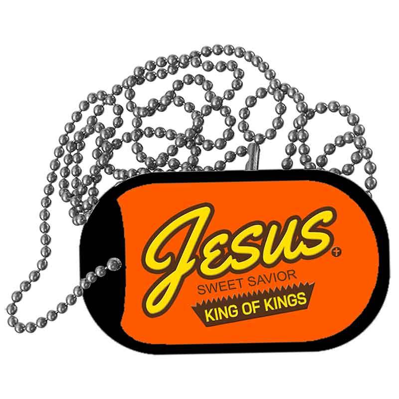 Jesus Sweet Savior Metal Novelty Dog Tag Necklace DT-14560 2" x 1" Dog Tag (DT)