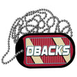 DBACKS Graphic Metal Novelty Dog Tag Necklace DT-14565 2" x 1" Dog Tag (DT)