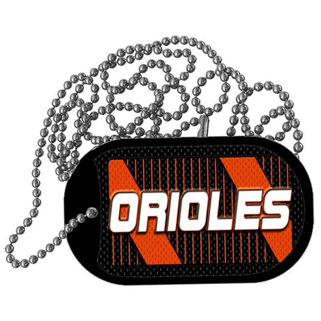 ORIOLES Graphic Metal Novelty Dog Tag Necklace DT-14567 2" x 1" Dog Tag (DT)