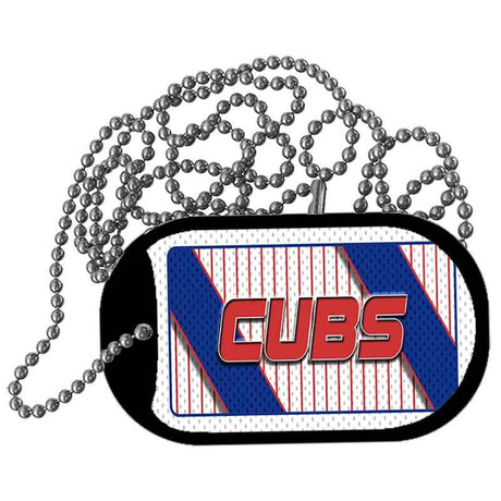 CUBS Graphic Metal Novelty Dog Tag Necklace DT-14569 2" x 1" Dog Tag (DT)