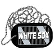 WHITE SOX Graphic Metal Novelty Dog Tag Necklace DT-14570 2" x 1" Dog Tag (DT)