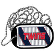 TWINS Graphic Metal Novelty Dog Tag Necklace DT-14581 2" x 1" Dog Tag (DT)