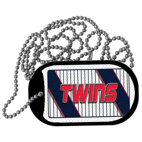 TWINS Graphic Metal Novelty Dog Tag Necklace DT-14581 2" x 1" Dog Tag (DT)
