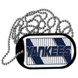 YANKEES Graphic Metal Novelty Dog Tag Necklace DT-14583 2" x 1" Dog Tag (DT)