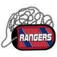 RANGERS Graphic Metal Novelty Dog Tag Necklace DT-14592 2" x 1" Dog Tag (DT)