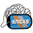KNICKS Graphic Metal Novelty Dog Tag Necklace DT-14614 2" x 1" Dog Tag (DT)