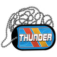 THUNDER Graphic Metal Novelty Dog Tag Necklace DT-14615 2" x 1" Dog Tag (DT)