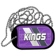 KINGS Graphic Metal Novelty Dog Tag Necklace DT-14620 2" x 1" Dog Tag (DT)