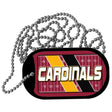 CARDINALS Graphic Metal Novelty Dog Tag Necklace DT-14625 2" x 1" Dog Tag (DT)