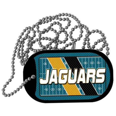 JAGUARS Graphic Metal Novelty Dog Tag Necklace DT-14639 2" x 1" Dog Tag (DT)