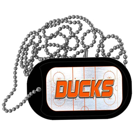 DUCKS Graphic Metal Novelty Dog Tag Necklace DT-14657 2" x 1" Dog Tag (DT)