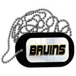 BRUINS Graphic Metal Novelty Dog Tag Necklace DT-14658 2" x 1" Dog Tag (DT)