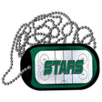 STARS Graphic Metal Novelty Dog Tag Necklace DT-14665 2" x 1" Dog Tag (DT)