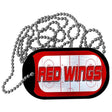 RED WINGS Graphic Metal Novelty Dog Tag Necklace DT-14666 2" x 1" Dog Tag (DT)