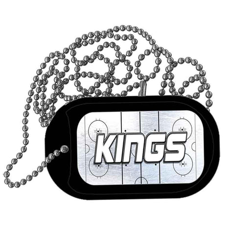 KINGS Graphic Metal Novelty Dog Tag Necklace DT-14669 2" x 1" Dog Tag (DT)