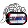 CANADIENS Graphic Metal Novelty Dog Tag Necklace DT-14671 2" x 1" Dog Tag (DT)