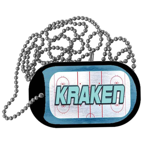 KRAKEN Graphic Metal Novelty Dog Tag Necklace DT-14680 2" x 1" Dog Tag (DT)