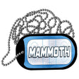 MAMMOTH Graphic Metal Novelty Dog Tag Necklace DT-14684 2" x 1" Dog Tag (DT)